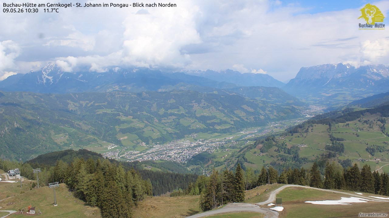 Archiv Foto Webcam Buchau-Hütte am Gernkogel - St. Johann