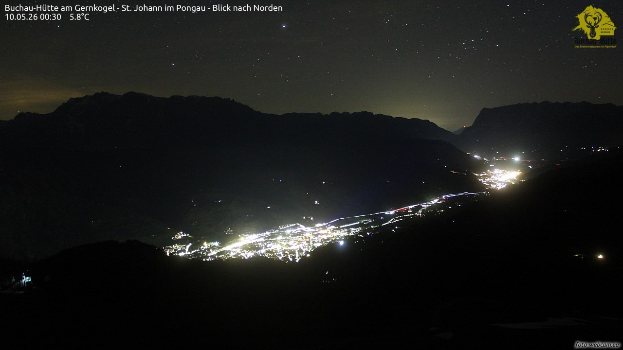 Archiv Foto Webcam Buchau-Hütte am Gernkogel - St. Johann