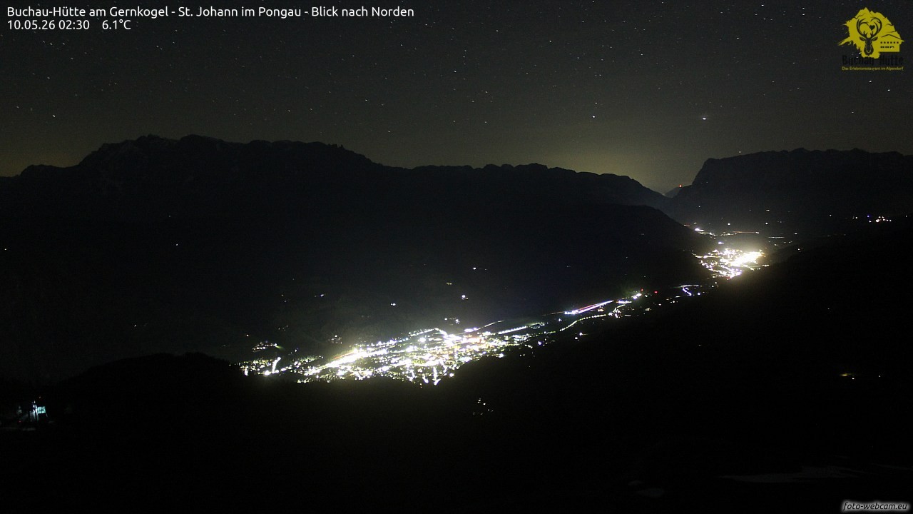 Archiv Foto Webcam Buchau-Hütte am Gernkogel - St. Johann