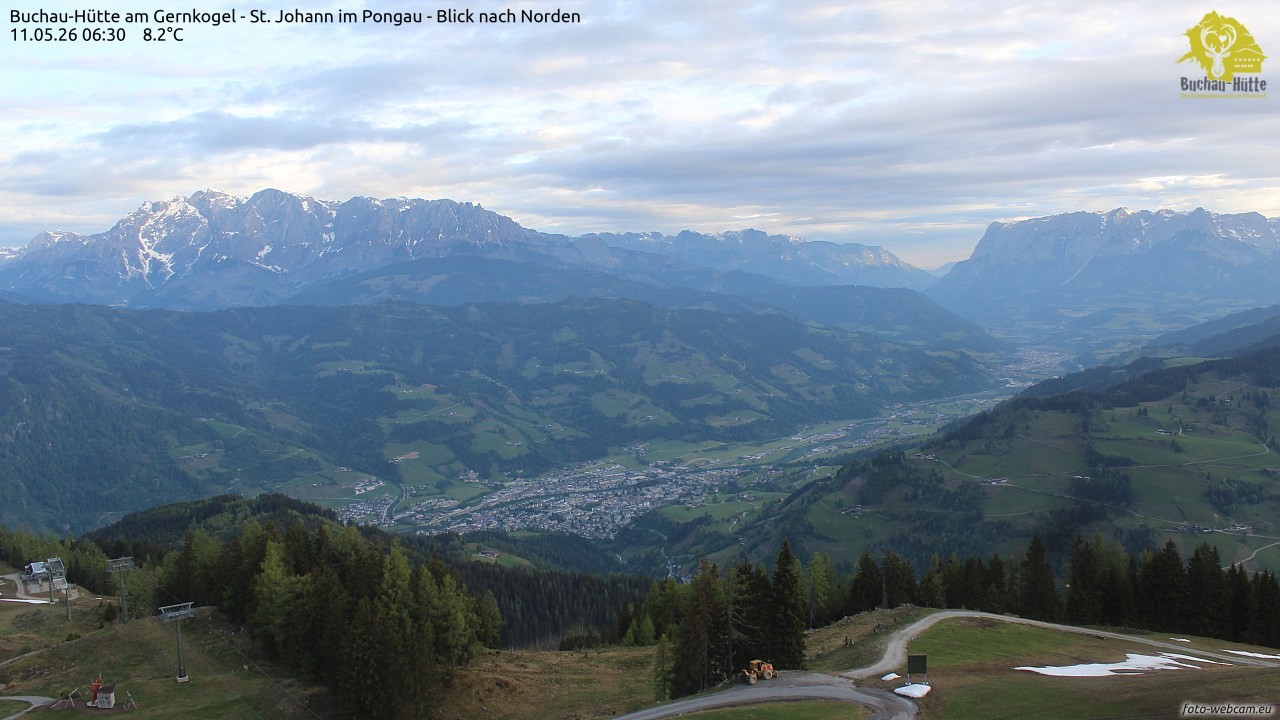 Archived image Webcam Gernkogel - View to the North