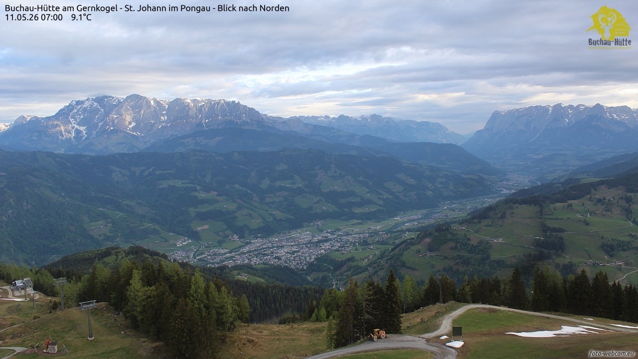 Archived image Webcam Gernkogel - View to the North