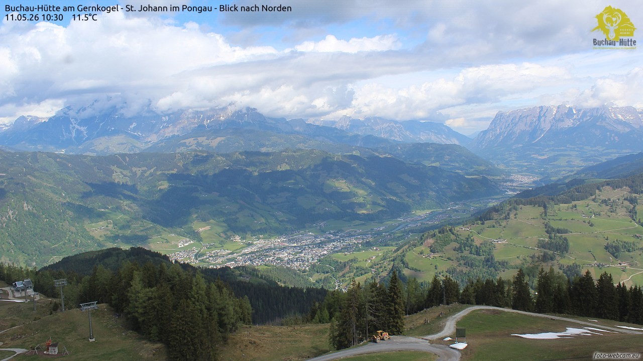 Archived image Webcam Gernkogel - View to the North