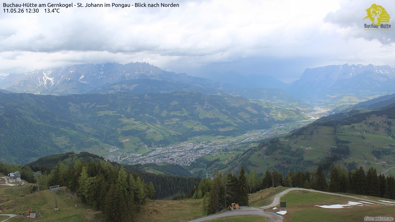 Archived image Webcam Gernkogel - View to the North