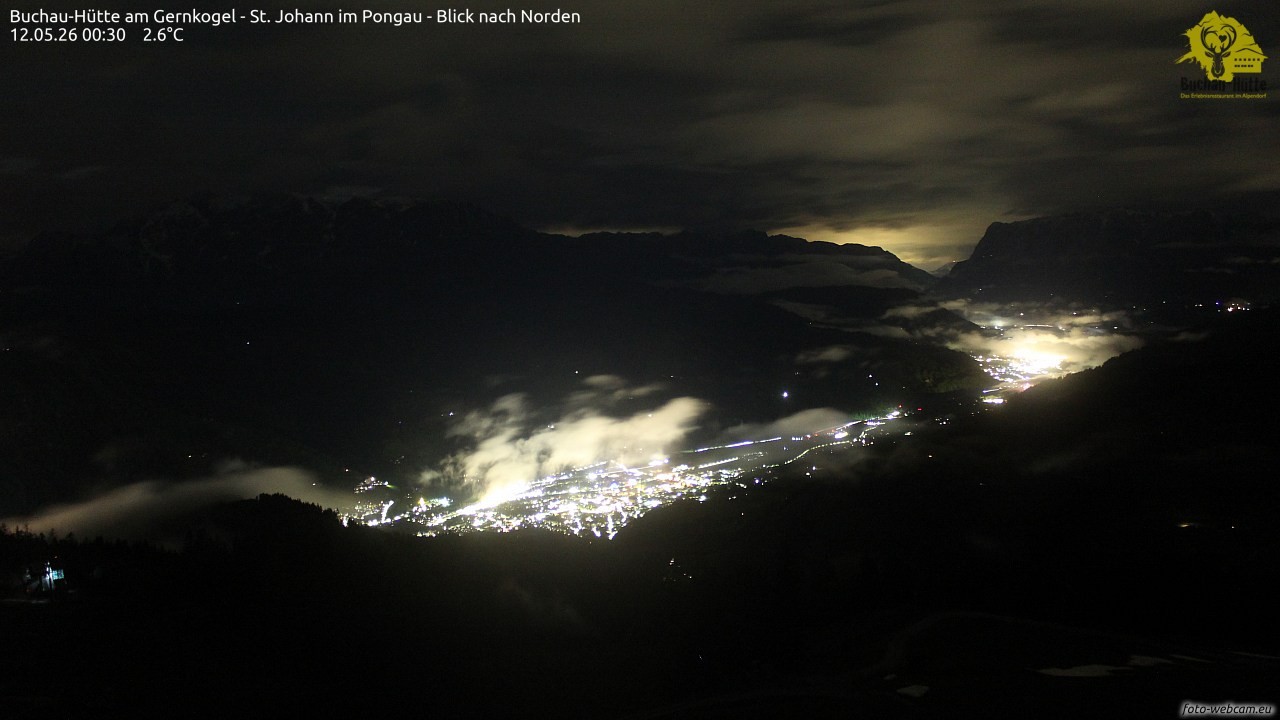Archiv Foto Webcam Buchau-Hütte am Gernkogel - St. Johann