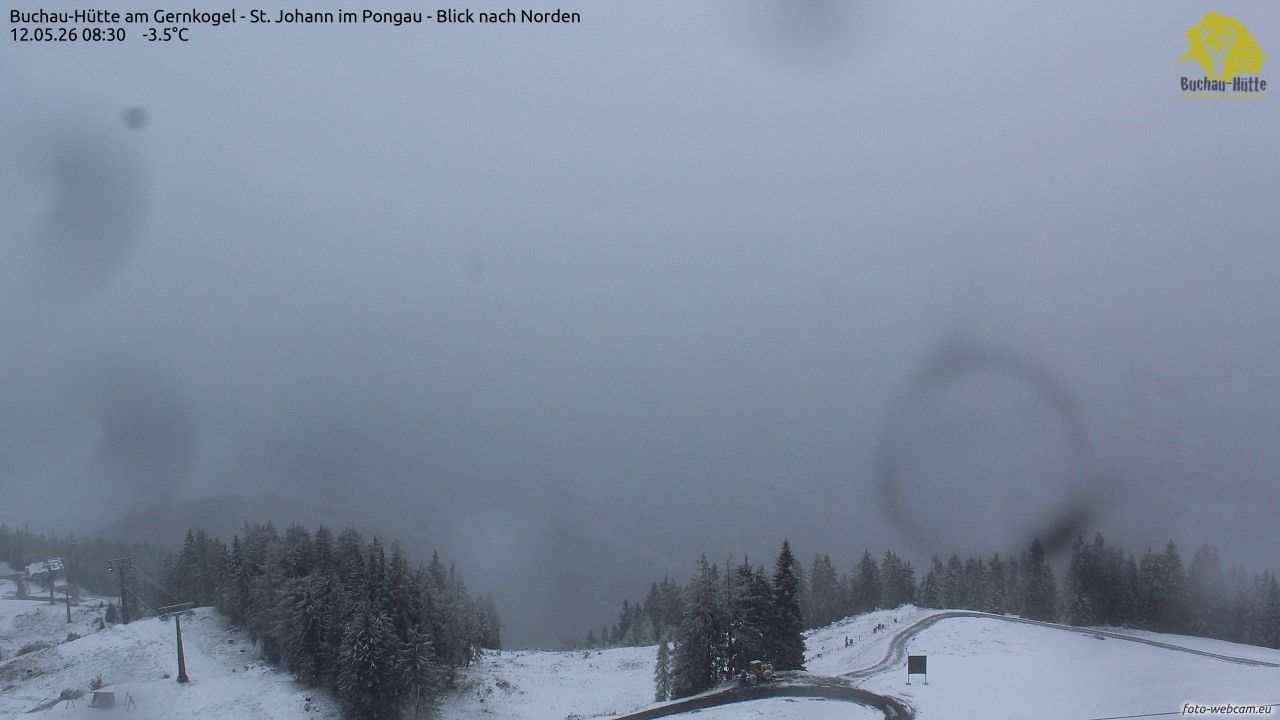 Archiv Foto Webcam Buchau-Hütte am Gernkogel - St. Johann