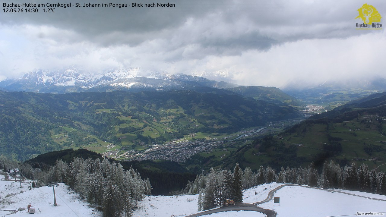 Archiv Foto Webcam Buchau-Hütte am Gernkogel - St. Johann