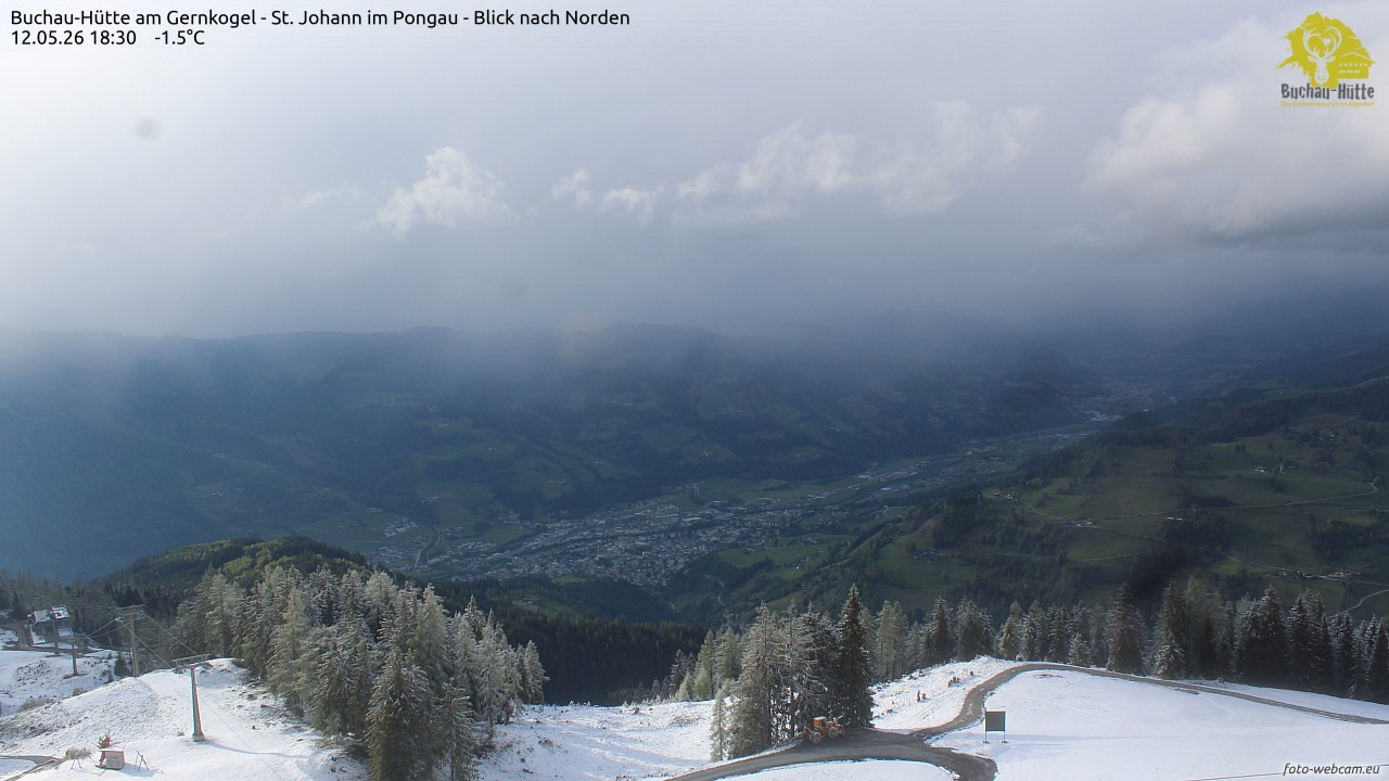 Archiv Foto Webcam Buchau-Hütte am Gernkogel - St. Johann