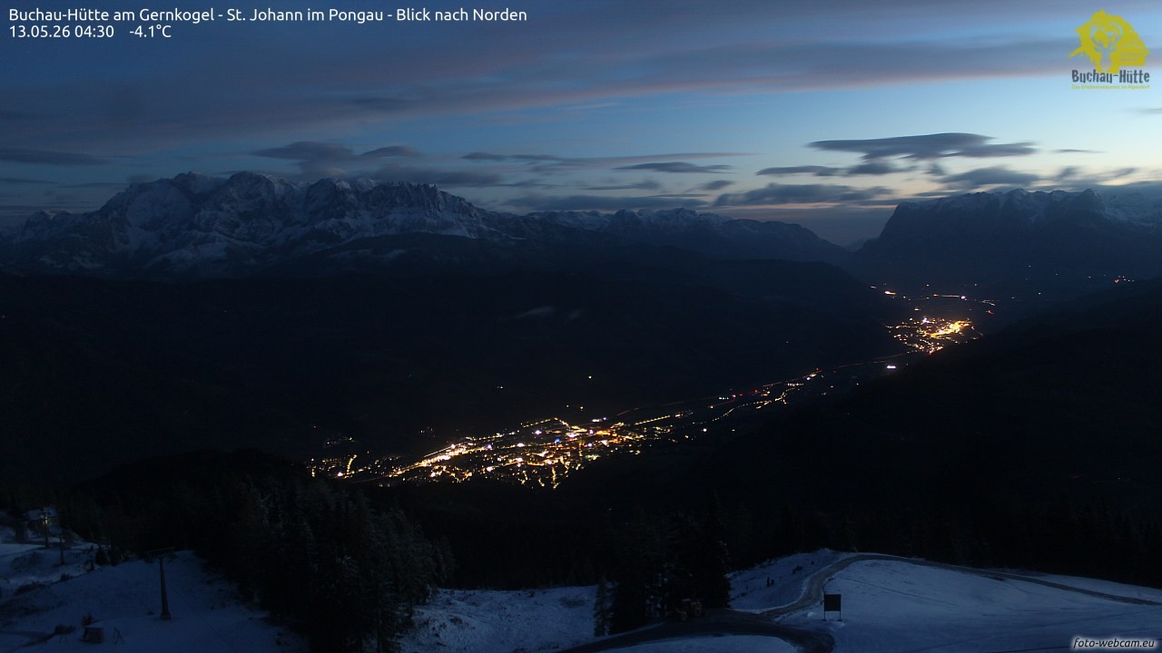 Archiv Foto Webcam Buchau-Hütte am Gernkogel - St. Johann