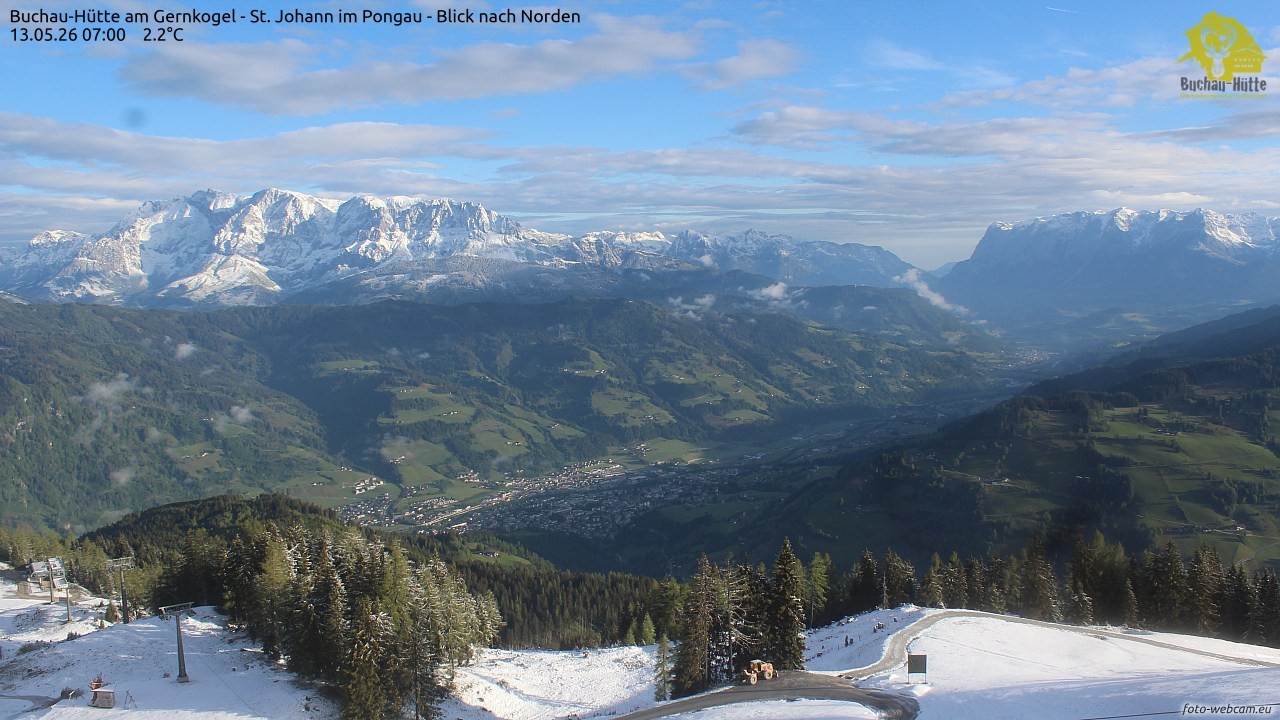 Archiv Foto Webcam Buchau-Hütte am Gernkogel - St. Johann