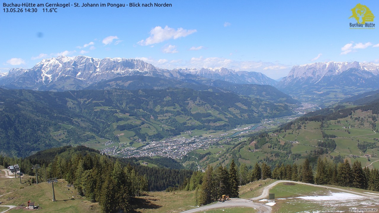 Archiv Foto Webcam Buchau-Hütte am Gernkogel - St. Johann