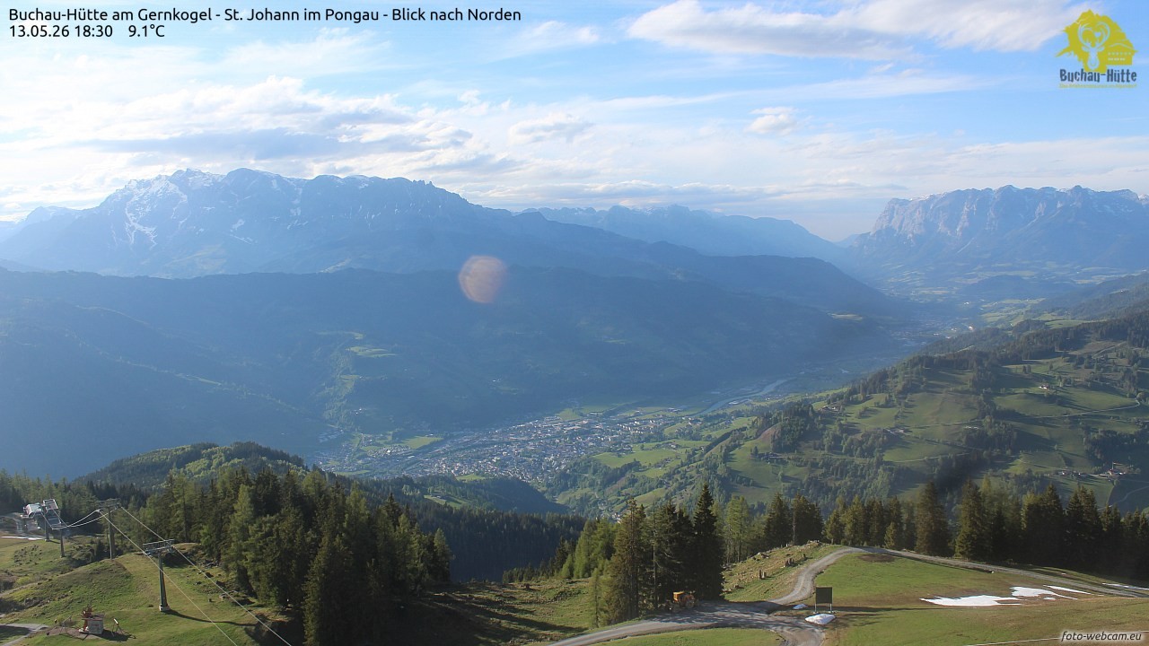 Archiv Foto Webcam Buchau-Hütte am Gernkogel - St. Johann