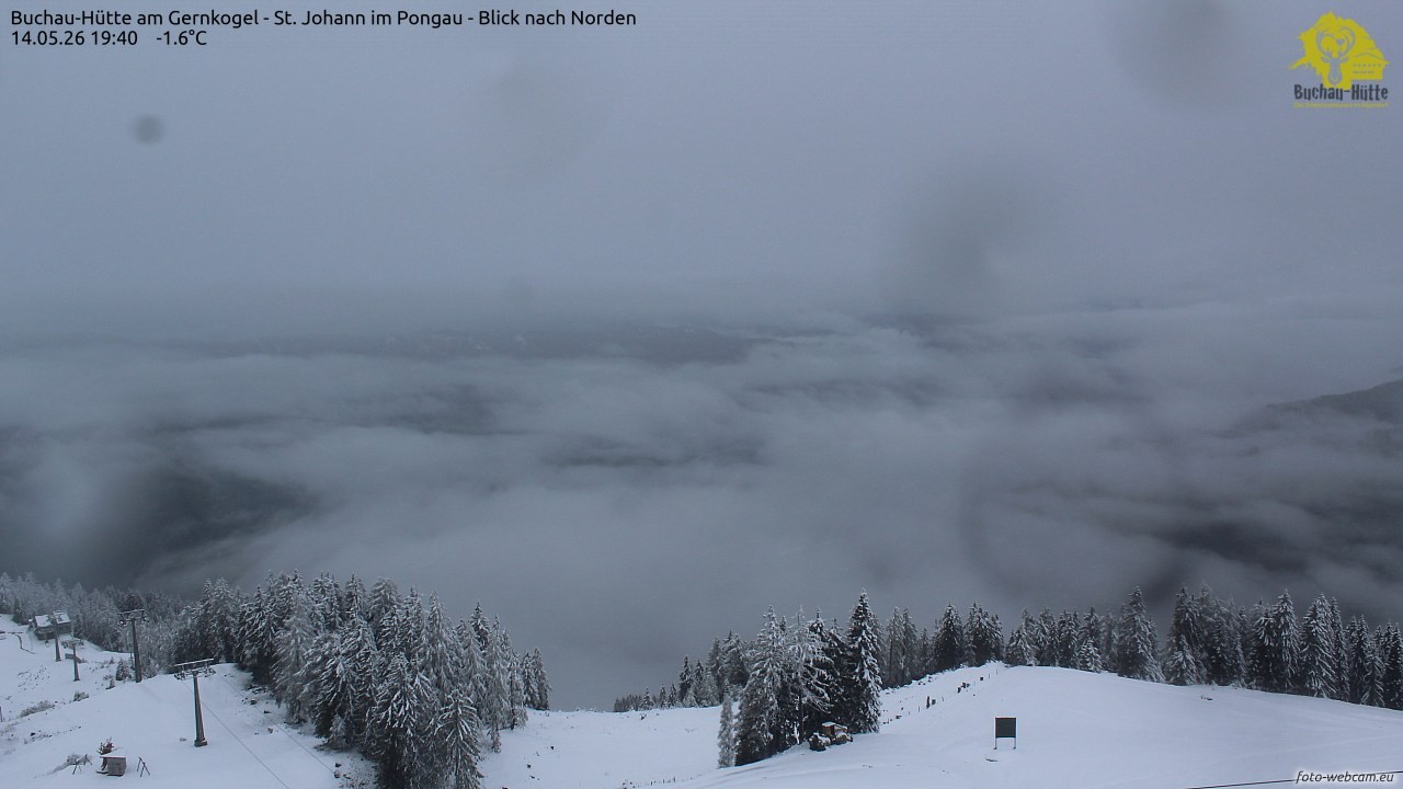Archiv Foto Webcam Buchau-Hütte am Gernkogel - St. Johann