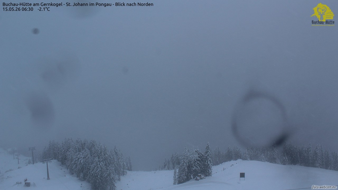 Archiv Foto Webcam Buchau-Hütte am Gernkogel - St. Johann