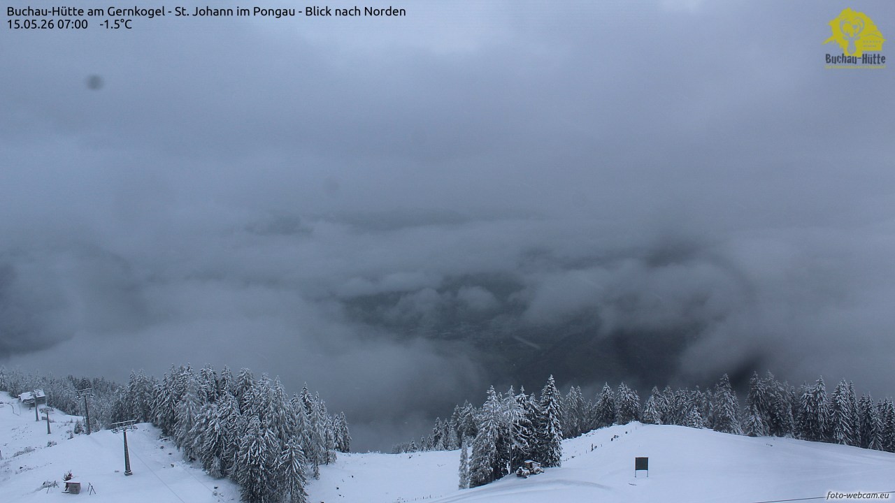 Archiv Foto Webcam Buchau-Hütte am Gernkogel - St. Johann