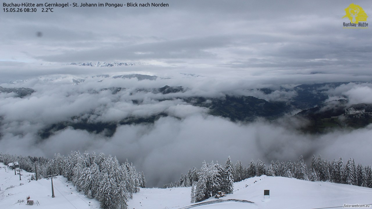 Archiv Foto Webcam Buchau-Hütte am Gernkogel - St. Johann