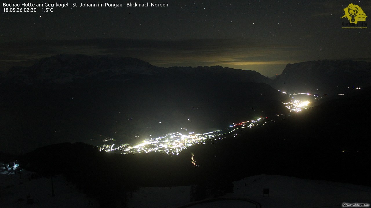Archiv Foto Webcam Buchau-Hütte am Gernkogel - St. Johann