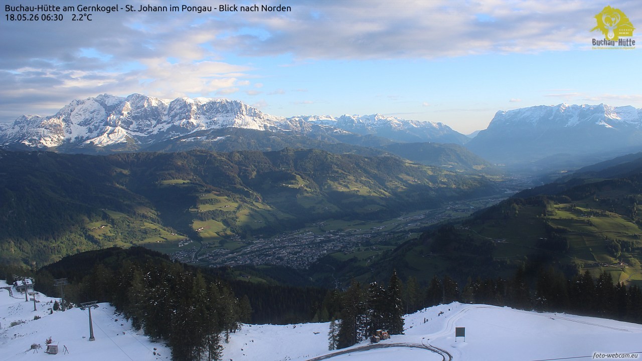 Archiv Foto Webcam Buchau-Hütte am Gernkogel - St. Johann