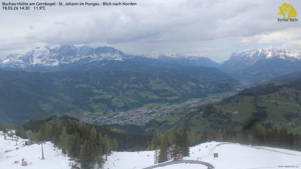 Archiv Foto Webcam Buchau-Hütte am Gernkogel - St. Johann