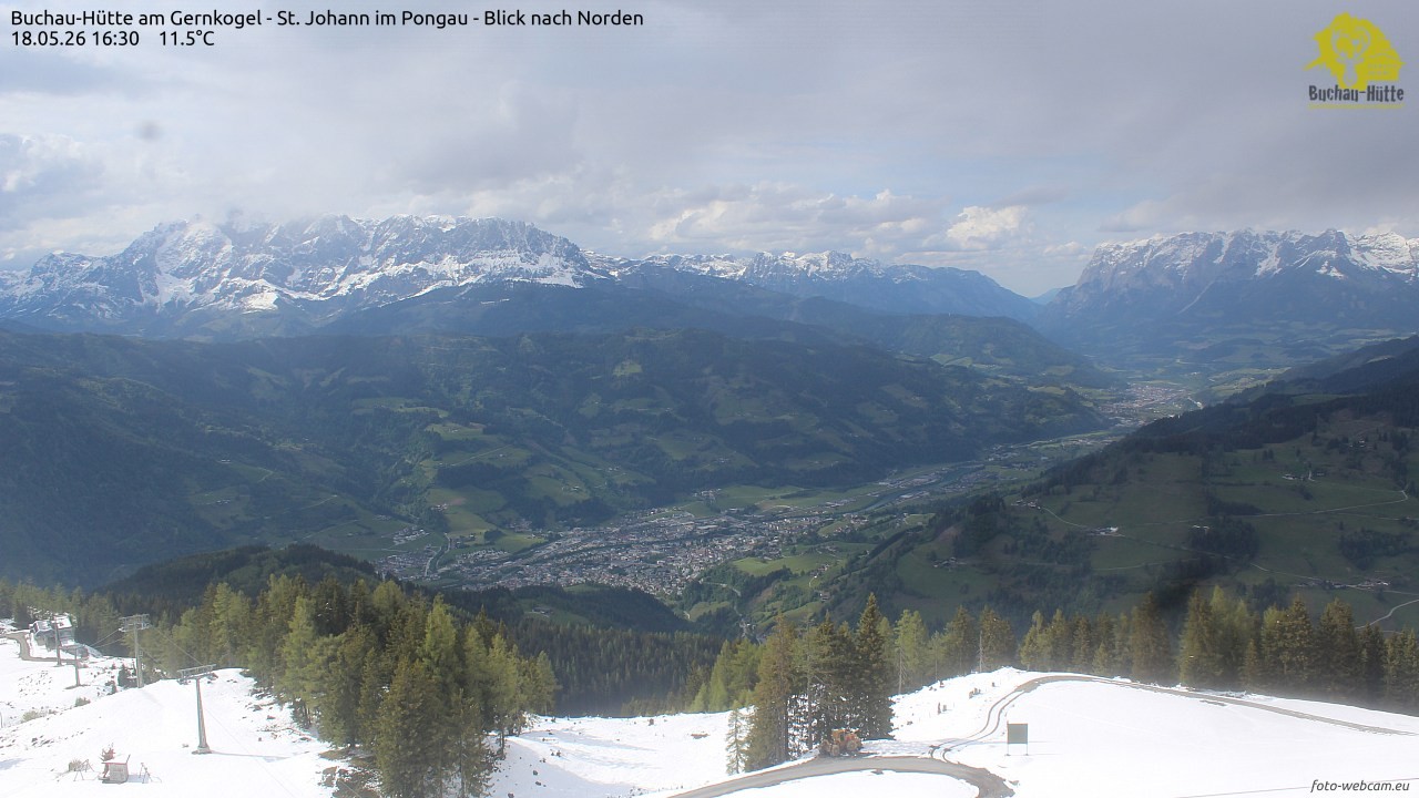 Archiv Foto Webcam Buchau-Hütte am Gernkogel - St. Johann