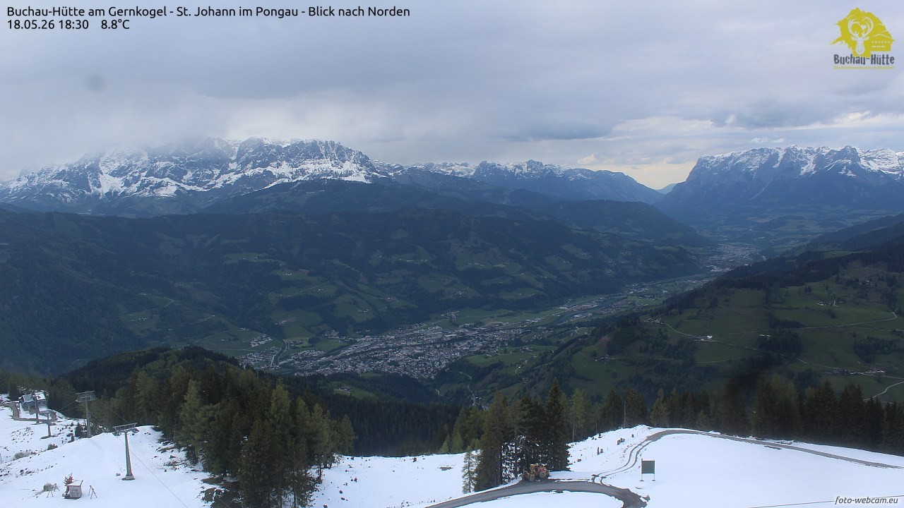 Archiv Foto Webcam Buchau-Hütte am Gernkogel - St. Johann