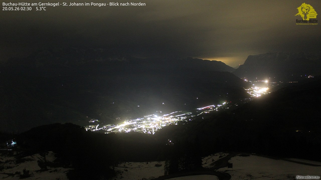 Archiv Foto Webcam Buchau-Hütte am Gernkogel - St. Johann