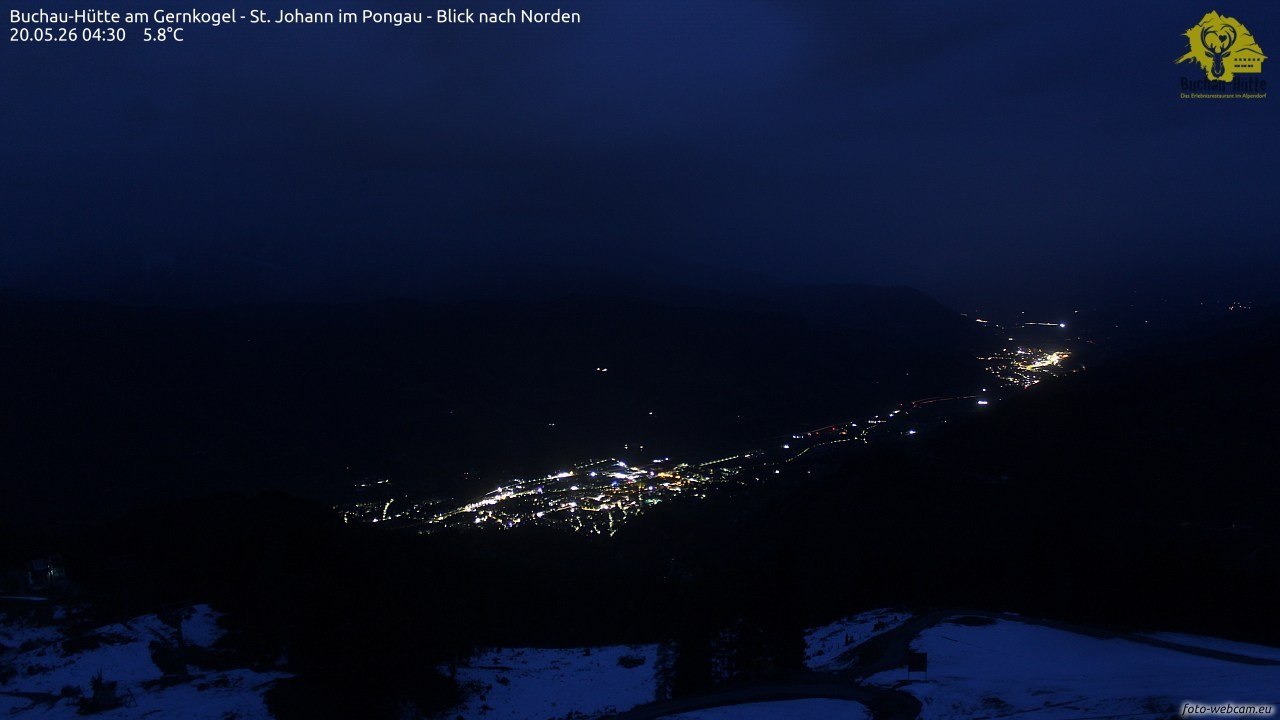 Archiv Foto Webcam Buchau-Hütte am Gernkogel - St. Johann