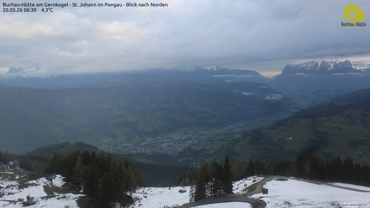 Archived image Webcam Gernkogel - View to the North