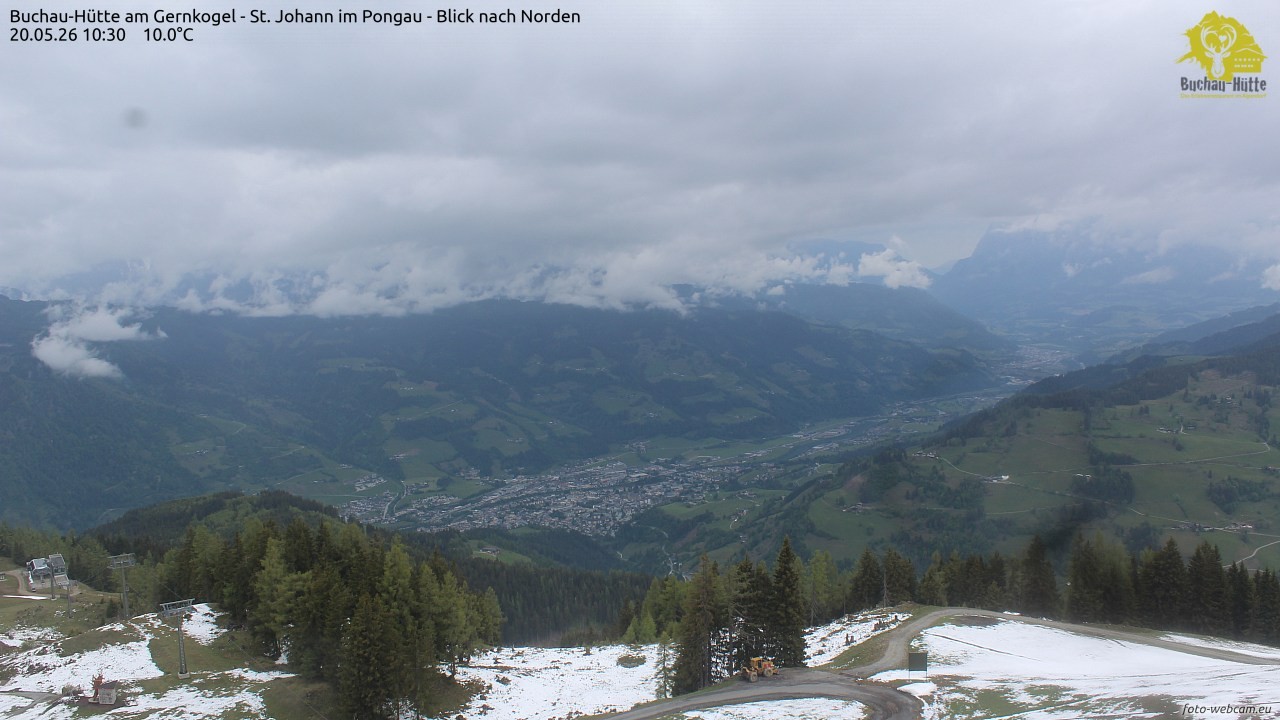 Archived image Webcam Gernkogel - View to the North