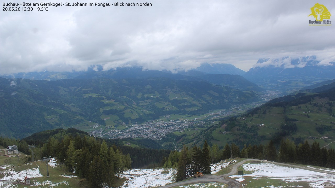 Archived image Webcam Gernkogel - View to the North