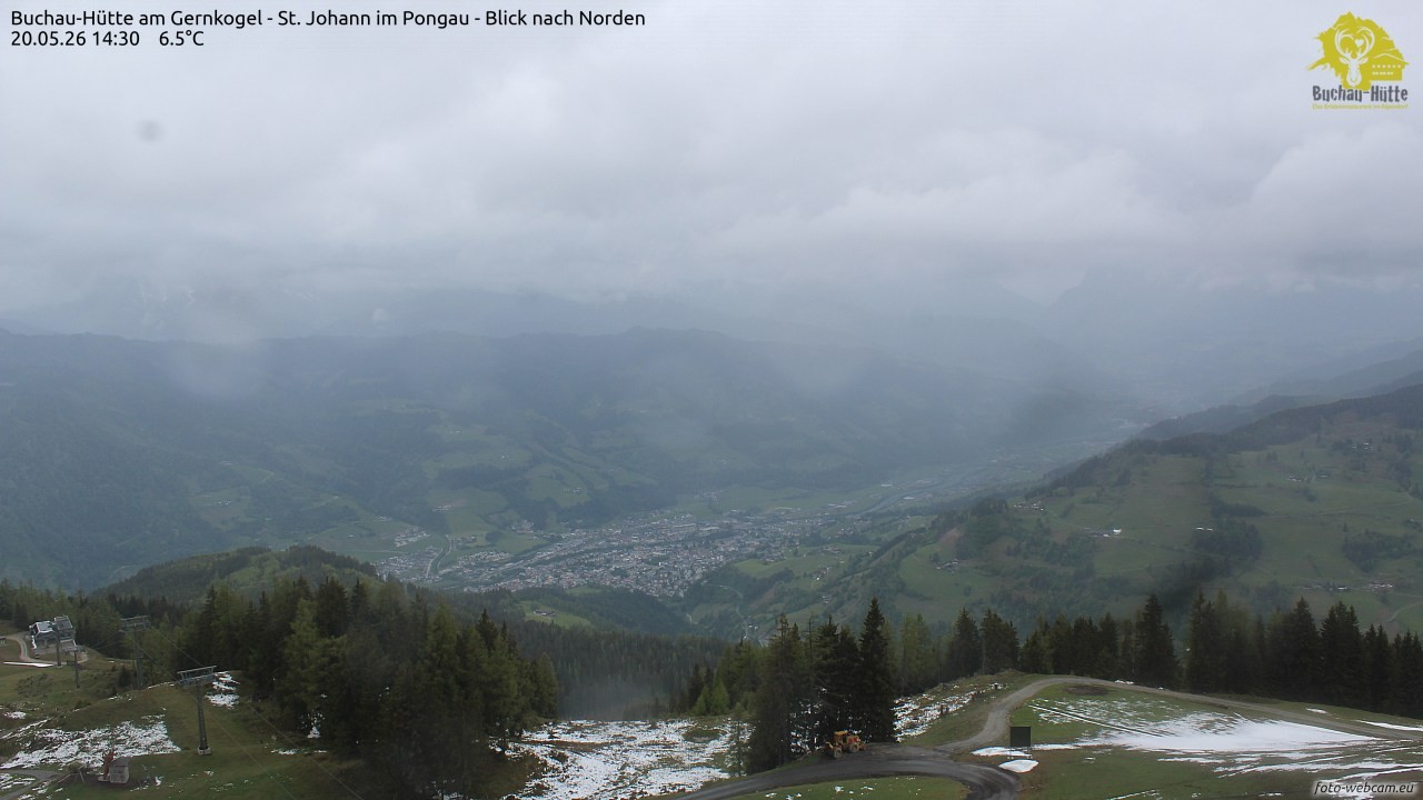 Archived image Webcam Gernkogel - View to the North