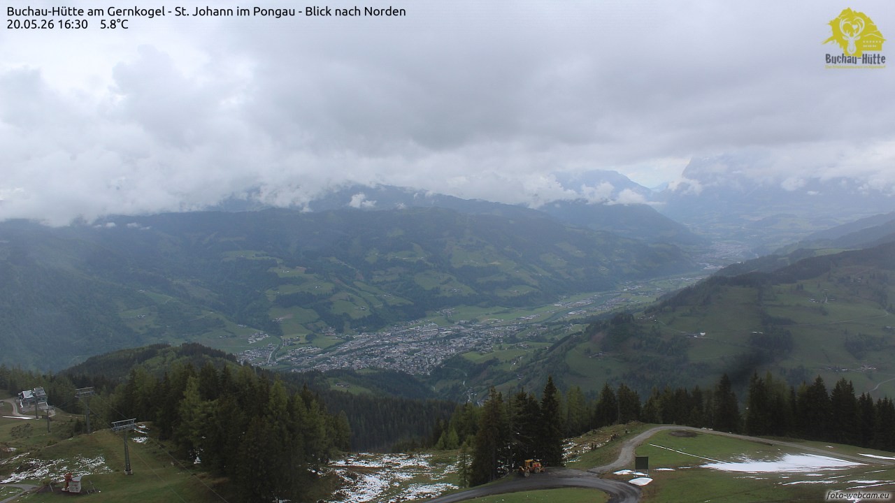 Archived image Webcam Gernkogel - View to the North