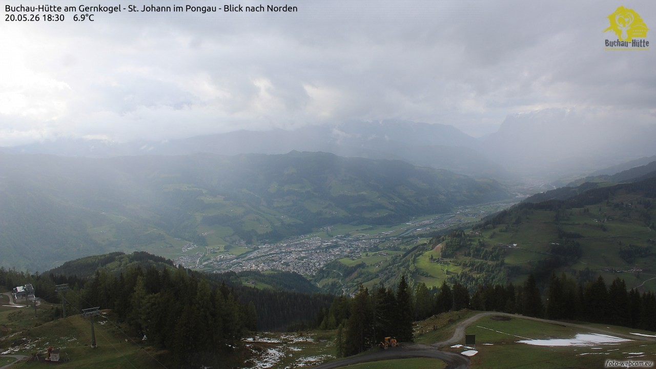 Archived image Webcam Gernkogel - View to the North