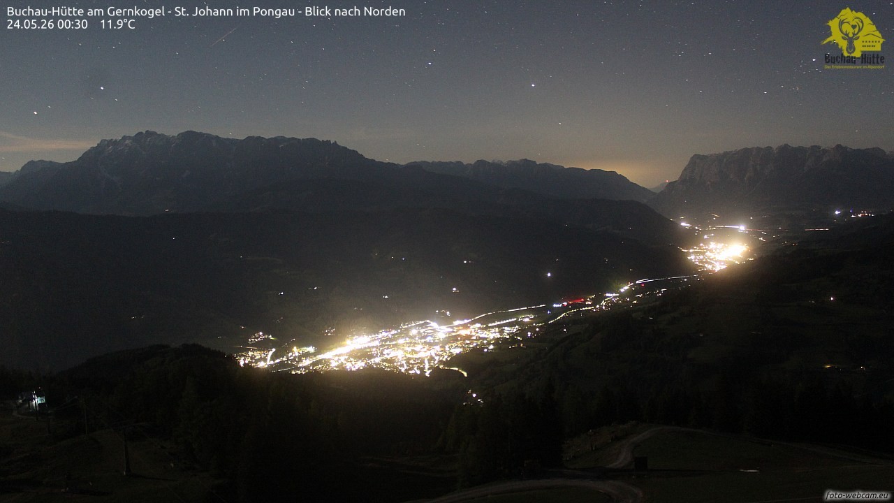 Archiv Foto Webcam Buchau-Hütte am Gernkogel - St. Johann