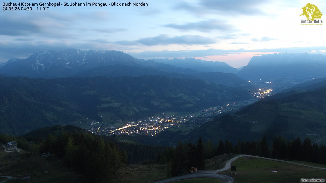 Archiv Foto Webcam Buchau-Hütte am Gernkogel - St. Johann