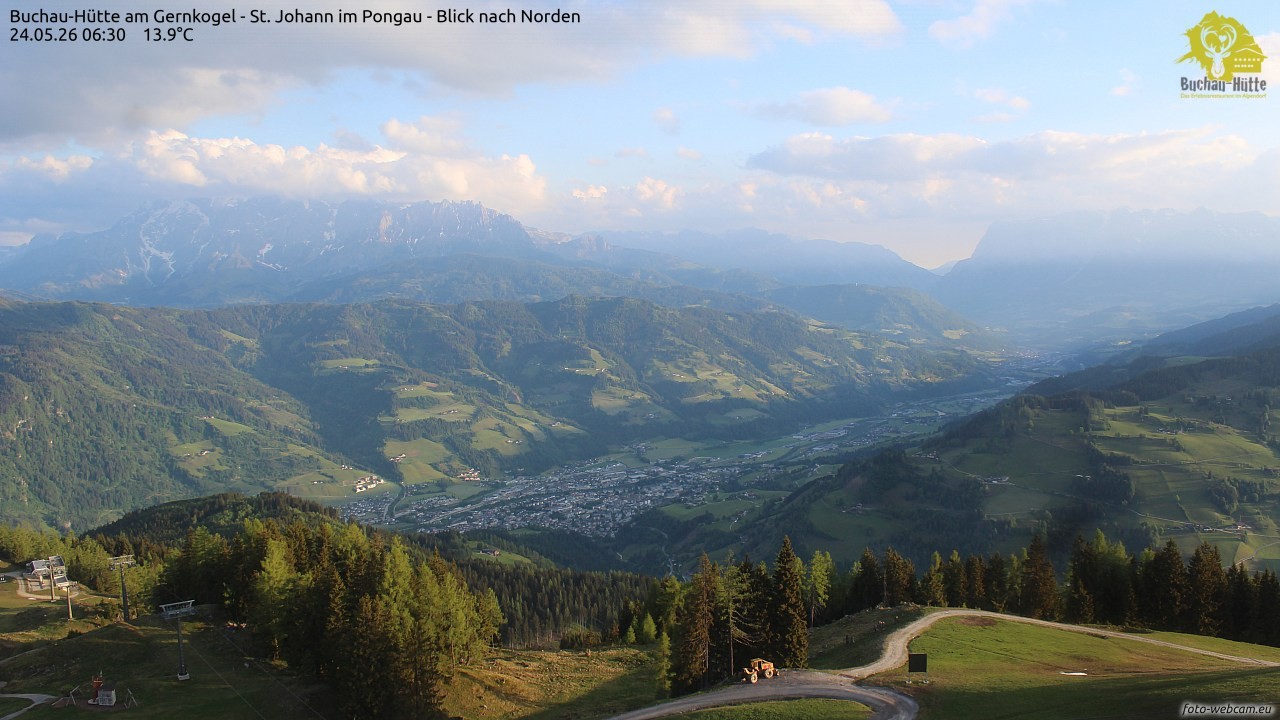 Archiv Foto Webcam Buchau-Hütte am Gernkogel - St. Johann