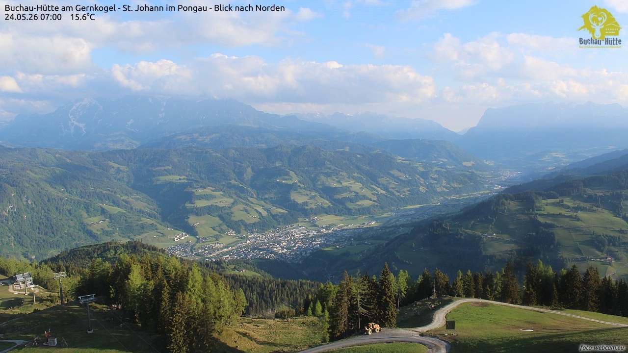 Archiv Foto Webcam Buchau-Hütte am Gernkogel - St. Johann