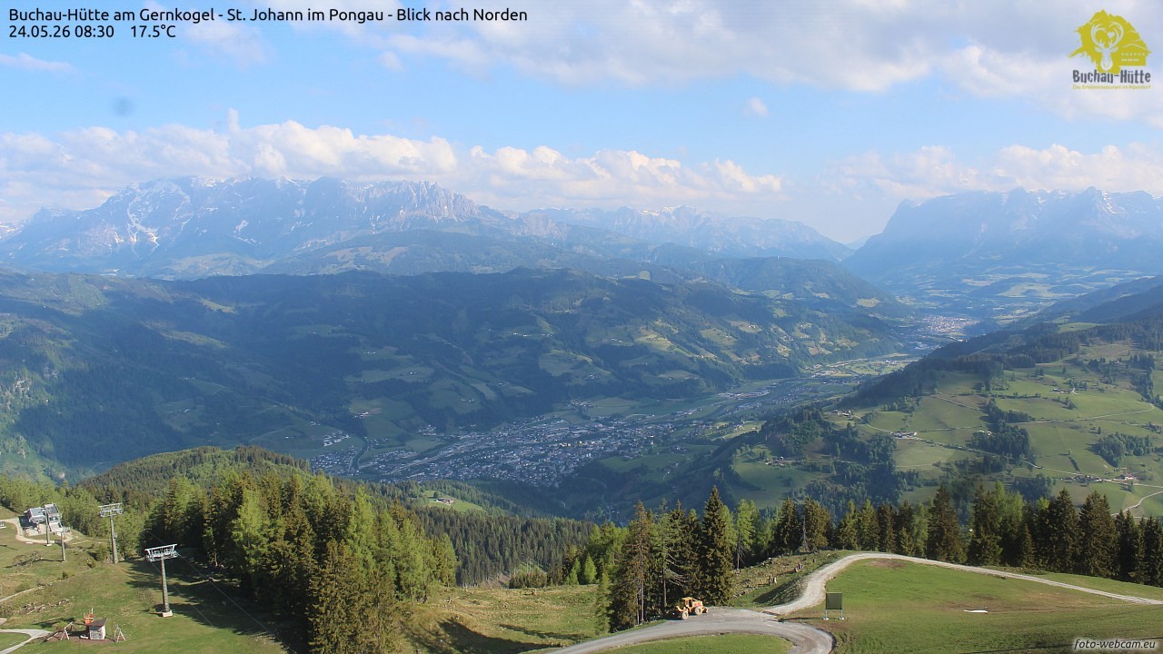 Archiv Foto Webcam Buchau-Hütte am Gernkogel - St. Johann