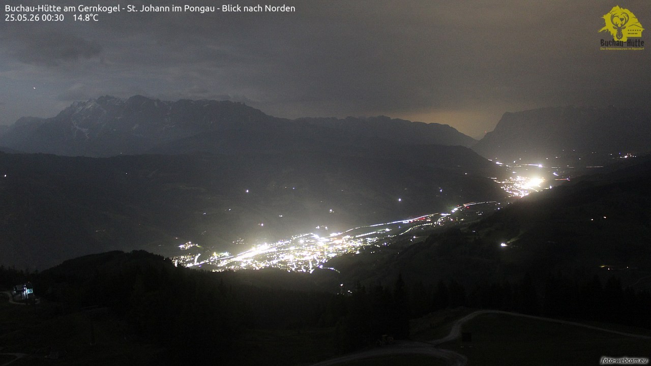 Archiv Foto Webcam Buchau-Hütte am Gernkogel - St. Johann