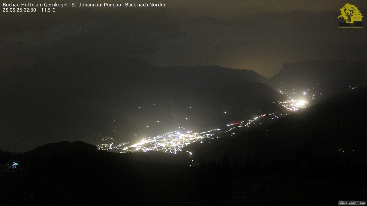 Archiv Foto Webcam Buchau-Hütte am Gernkogel - St. Johann
