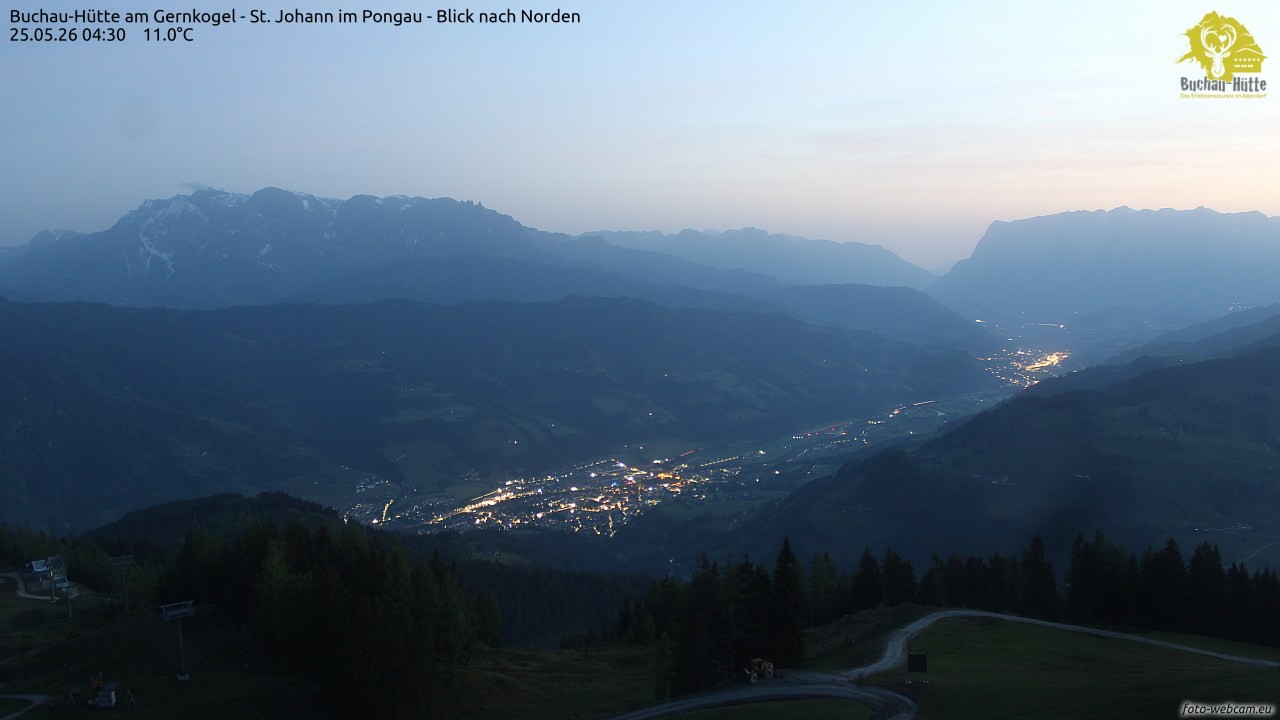 Archiv Foto Webcam Buchau-Hütte am Gernkogel - St. Johann