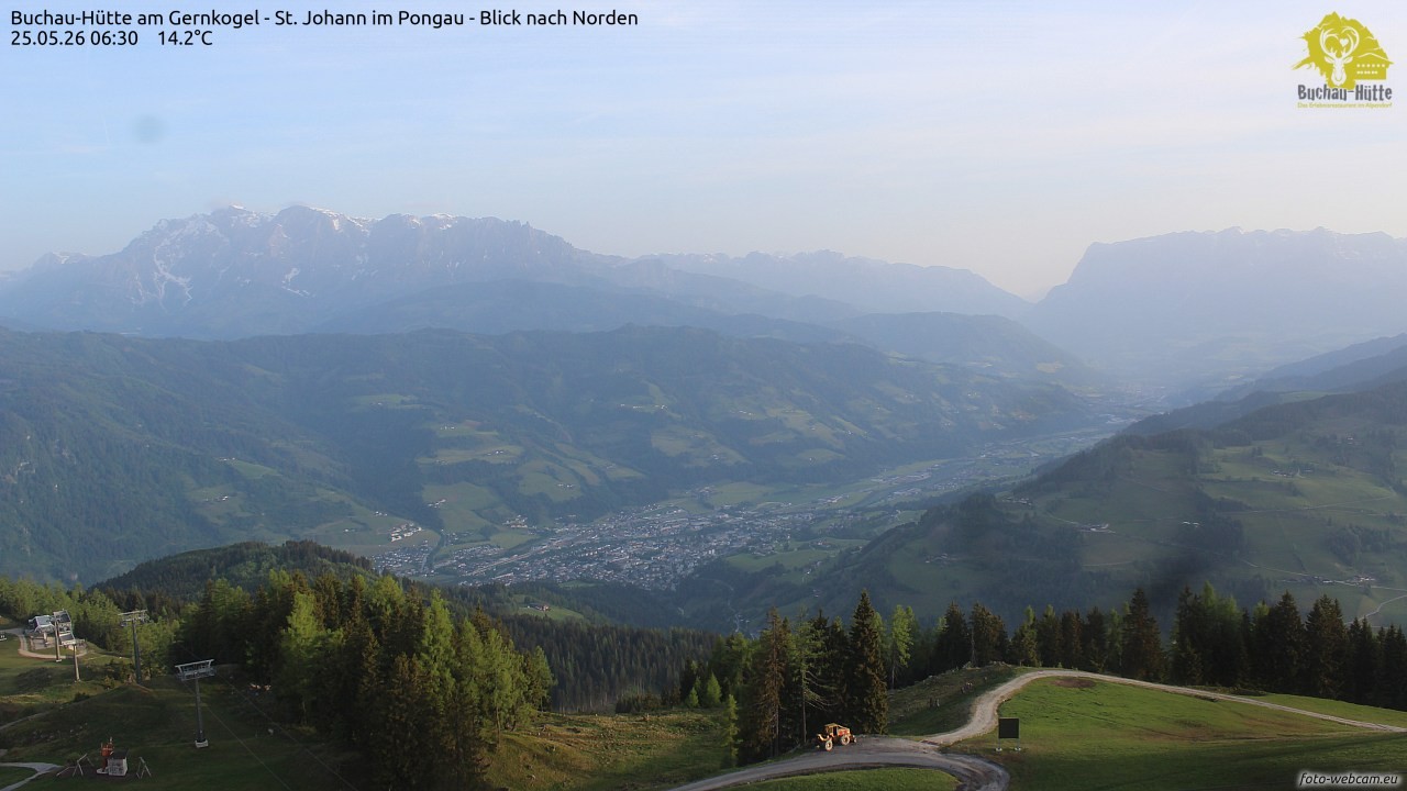Archiv Foto Webcam Buchau-Hütte am Gernkogel - St. Johann