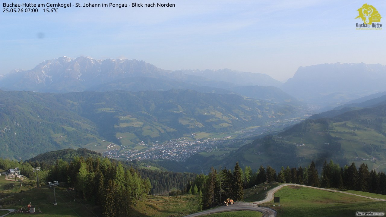 Archiv Foto Webcam Buchau-Hütte am Gernkogel - St. Johann