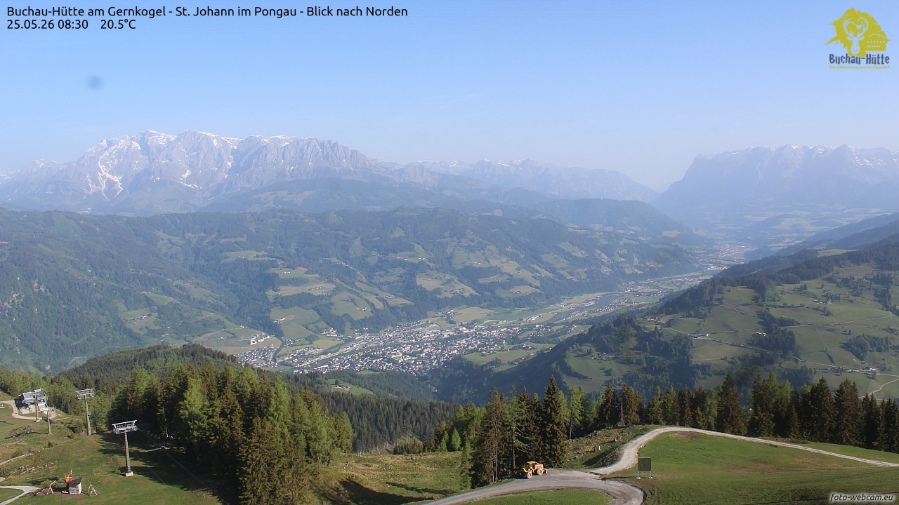 Archiv Foto Webcam Buchau-Hütte am Gernkogel - St. Johann