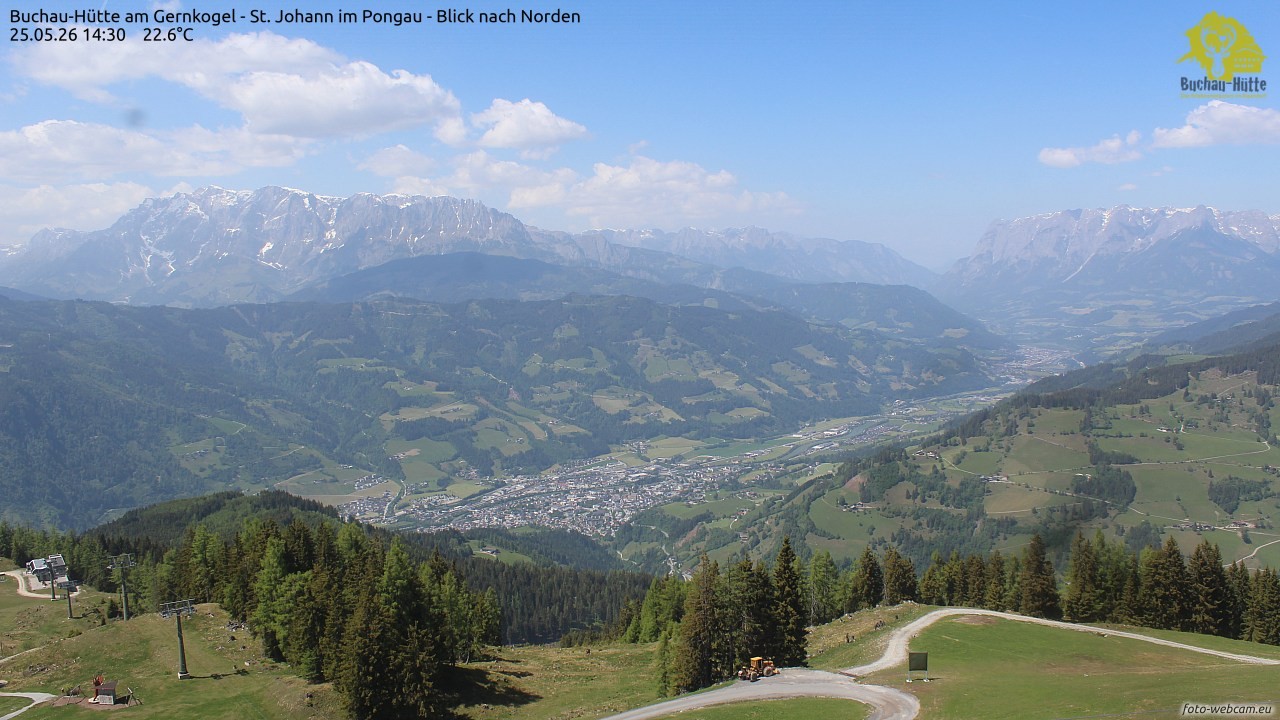 Archiv Foto Webcam Buchau-Hütte am Gernkogel - St. Johann