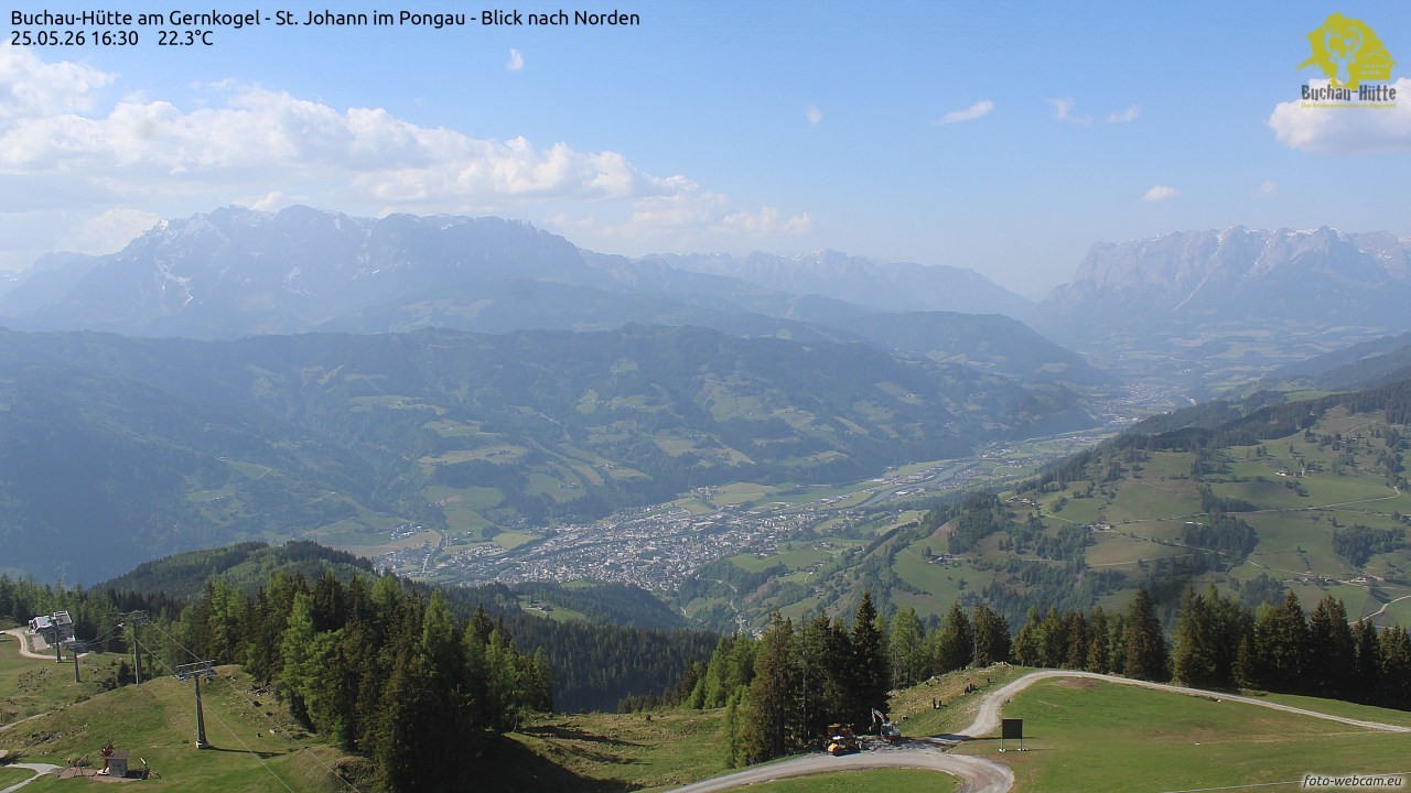 Archiv Foto Webcam Buchau-Hütte am Gernkogel - St. Johann