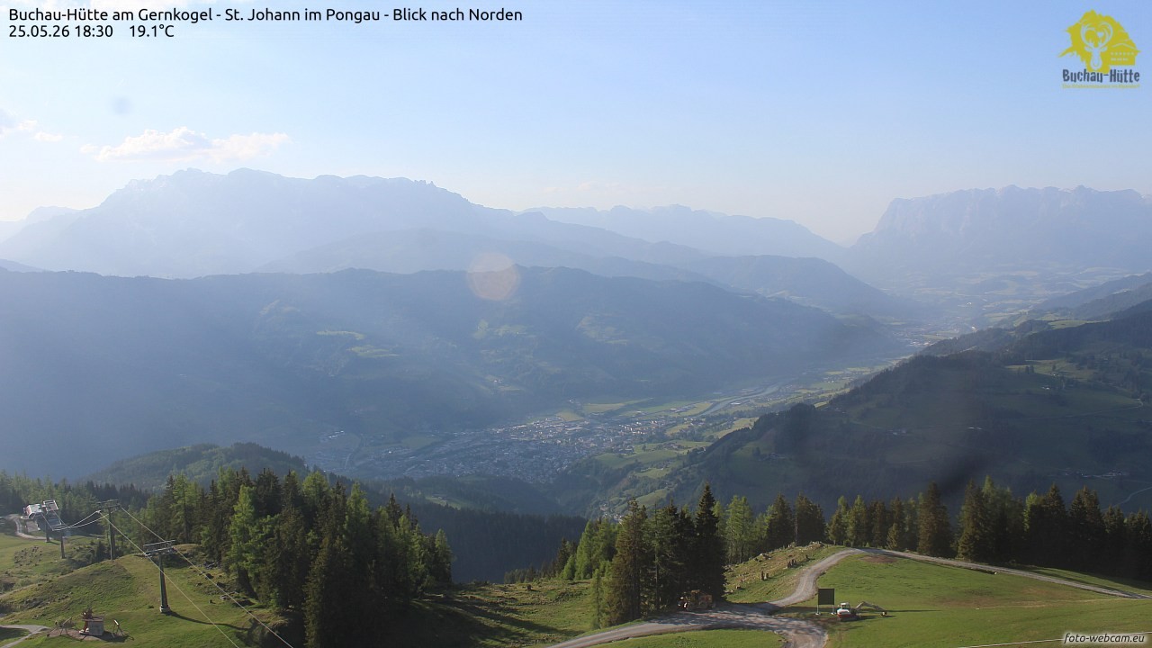 Archiv Foto Webcam Buchau-Hütte am Gernkogel - St. Johann