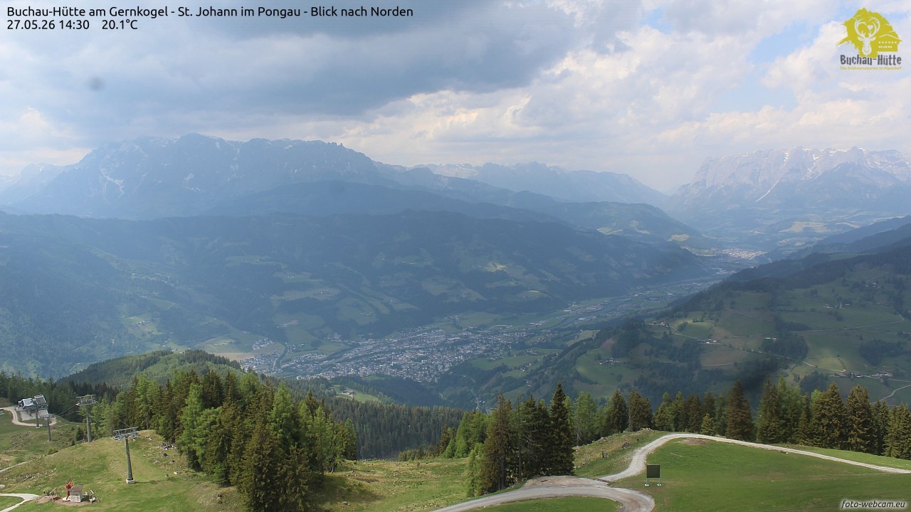 Archiv Foto Webcam Buchau-Hütte am Gernkogel - St. Johann