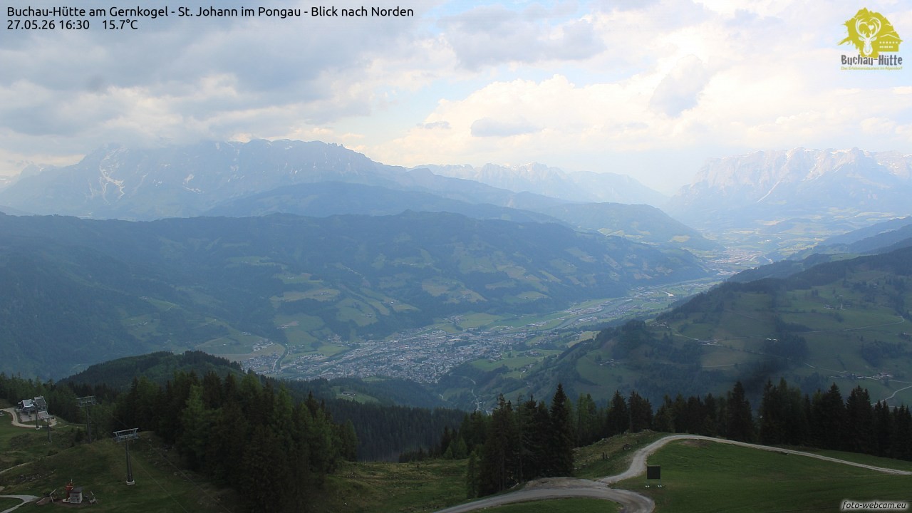 Archiv Foto Webcam Buchau-Hütte am Gernkogel - St. Johann
