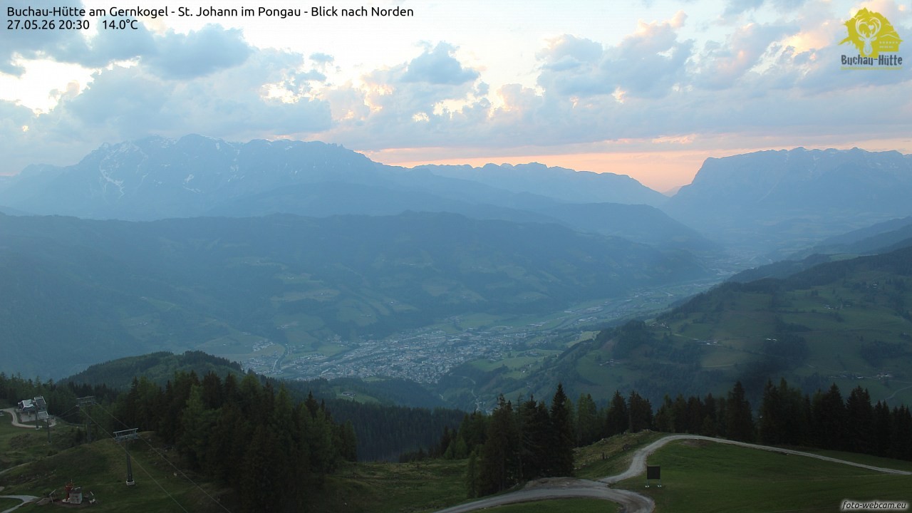 Archiv Foto Webcam Buchau-Hütte am Gernkogel - St. Johann