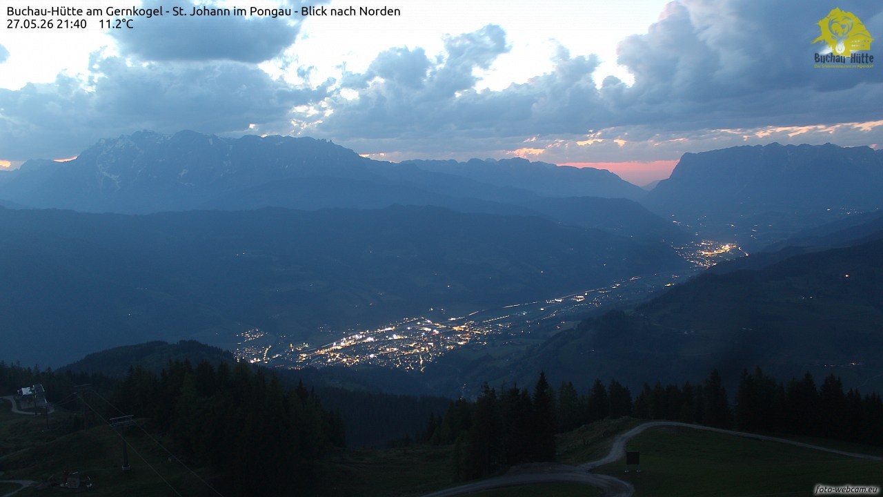 Archiv Foto Webcam Buchau-Hütte am Gernkogel - St. Johann